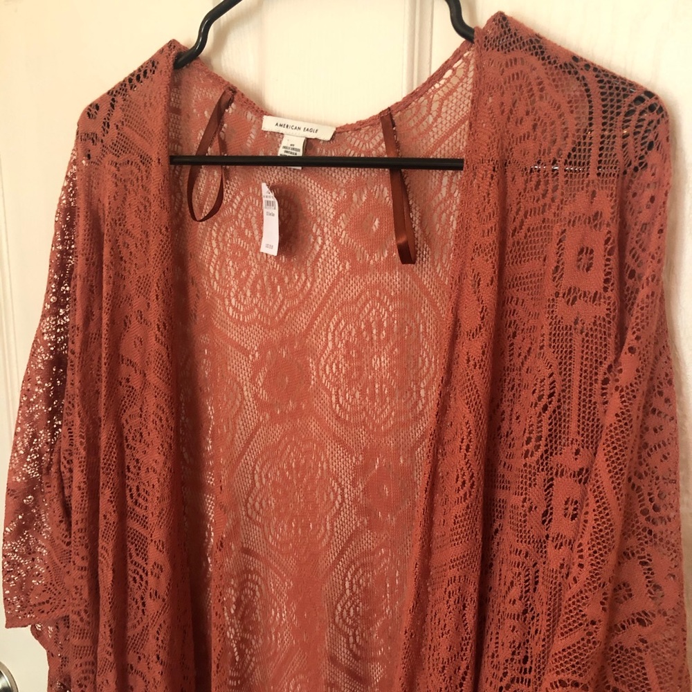 NWT American Eagle Lace Kimono